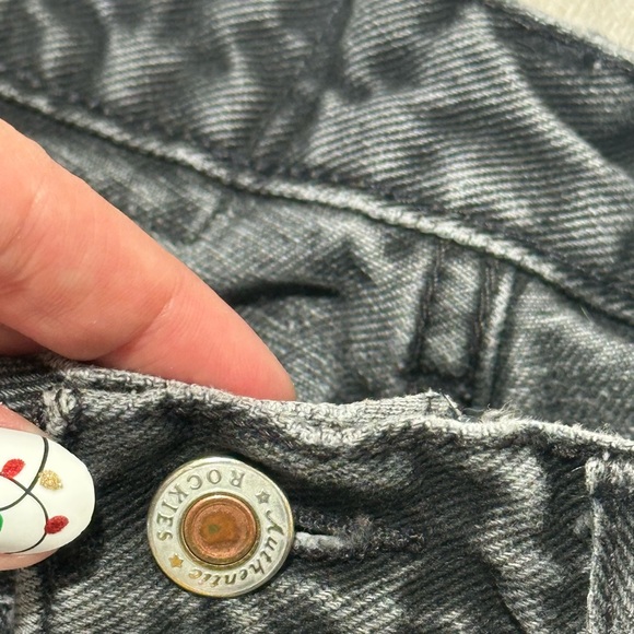 VINTAGE ROCKIES Black High Waist Relaxed Cowboy Western Tapered VTG Jeans 29 / 9 - Picture 4 of 12